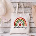 Bus Driver Rainbow Appreciation Day Hello Back To School Canvas Tote Bag Bus Driver Rainbow Appreciation Day Hello Back To School Canvas Tote Bag