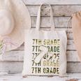 Camo Team Squad 7th Grade Back To School Kids Boys Canvas Tote Bag Camo Team Squad 7th Grade Back To School Kids Boys Canvas Tote Bag