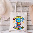 Cat Rocking In My School Shoes Fun Back To School Kids Boys Premium Tri-Blend Canvas Tote Bag