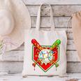 Christmas Baseball Ice Cream Drip Men Women Kids Canvas Tote Bag Christmas Baseball Ice Cream Drip Men Women Kids Canvas Tote Bag