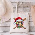 Christmas Baseball Pajama Santa For Men Boys Girls Kids Xmas Canvas Tote Bag