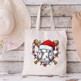 Christmas Baseball Santa Hat For Baseball Players Fans Canvas Tote Bag Christmas Baseball Santa Hat For Baseball Players Fans Canvas Tote Bag