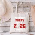 Class Of 2026 Senior Year Baseball Poppy 2026 Graduate Canvas Tote Bag