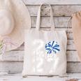 Class Of 2027 Cheer Blue Senior 2027 Back To School Canvas Tote Bag
