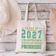Class Of 2027 Countdown In Progress Fun Back To School Retro Canvas Tote Bag Class Of 2027 Countdown In Progress Fun Back To School Retro Canvas Tote Bag