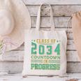 Class Of 2034 Countdown In Progress Fun Back To School Retro Canvas Tote Bag Class Of 2034 Countdown In Progress Fun Back To School Retro Canvas Tote Bag