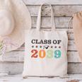 Class Of 2039 Grow With Me Back To School Graduation Canvas Tote Bag