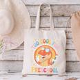 Too Cool For Preschool Dinosaur T-Rex Back To School Canvas Tote Bag