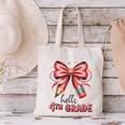 Coquette 4th Grade First Day Of Back To School Girls Outfits Canvas Tote Bag