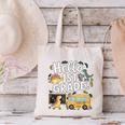 Cute Hello 1st Grade Dinosaur School Back To School Dino Bus Canvas Tote Bag Cute Hello 1st Grade Dinosaur School Back To School Dino Bus Canvas Tote Bag