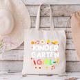 Cute Kindergarten Girl First Day Of School Back To School Canvas Tote Bag Cute Kindergarten Girl First Day Of School Back To School Canvas Tote Bag