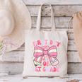 First Day Of 1st Grade Coquette Back To School Girls Kids Canvas Tote Bag First Day Of 1st Grade Coquette Back To School Girls Kids Canvas Tote Bag