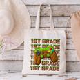 First Day Of 1st Grade Level Begins Back To School Girl Boy Canvas Tote Bag First Day Of 1st Grade Level Begins Back To School Girl Boy Canvas Tote Bag
