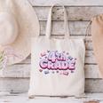 First Day Of 4th Grade Girls Coquette Bow Back To School Canvas Tote Bag First Day Of 4th Grade Girls Coquette Bow Back To School Canvas Tote Bag