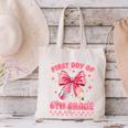 First Day Of 6th Grade Coquette Back To School Girls Kids Canvas Tote Bag First Day Of 6th Grade Coquette Back To School Girls Kids Canvas Tote Bag