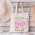 First Day Of Pre-K Girls Coquette Bow Back To School Kids Canvas Tote Bag