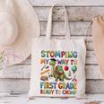 First Grade Graduation Dinosaur Dino Back To School Student Canvas Tote Bag First Grade Graduation Dinosaur Dino Back To School Student Canvas Tote Bag