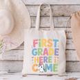 First Grade Here I Come Unicorn Back To School Canvas Tote Bag First Grade Here I Come Unicorn Back To School Canvas Tote Bag