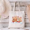 Football Baseball Basketball Player Sport Christmas Canvas Tote Bag