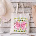 Friendship Bracelet Coquette Bow Back To School Girl Kids Canvas Tote Bag Friendship Bracelet Coquette Bow Back To School Girl Kids Canvas Tote Bag