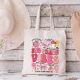 Girls 2nd Grade Vibes Coquette Pink Bow Back To School Canvas Tote Bag Girls 2nd Grade Vibes Coquette Pink Bow Back To School Canvas Tote Bag