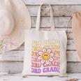 Groovy 3rd Grade Back To School Retro Groovy Third Grade Canvas Tote Bag