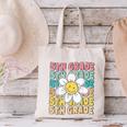 Groovy 5th Grade Back To School First Day Of Fifth Grade Canvas Tote Bag