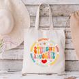 Groovy Student Advocate Appreciation Back To School Canvas Tote Bag