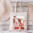 Happy 100 Days Of School Baseball Football PE Teacher Canvas Tote Bag Happy 100 Days Of School Baseball Football PE Teacher Canvas Tote Bag