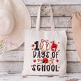 Happy 100 Days Of School Baseball Girls Coquette Bow Teacher Canvas Tote Bag Happy 100 Days Of School Baseball Girls Coquette Bow Teacher Canvas Tote Bag