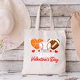 Happy Valentine’s Day Basketball Football Baseball Hearts Canvas Tote Bag Happy Valentine’s Day Basketball Football Baseball Hearts Canvas Tote Bag