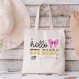 Hello 5th Grade Girls Coquette Fifth Grade Back To School Canvas Tote Bag