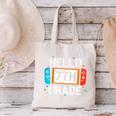 Hello 7th Grade Back To School Video Game Seventh Grade Boys Canvas Tote Bag Hello 7th Grade Back To School Video Game Seventh Grade Boys Canvas Tote Bag