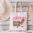 Hello Second Grade Colorful Pencil Tie Dye Back To School Canvas Tote Bag Hello Second Grade Colorful Pencil Tie Dye Back To School Canvas Tote Bag