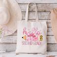Hello Second Grade Pencil Tie Dye Coquette Back To School Canvas Tote Bag Hello Second Grade Pencil Tie Dye Coquette Back To School Canvas Tote Bag