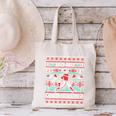 Ho Ho Homerun Baseball Ugly Christmas Sweater Party Hitter Canvas Tote Bag Ho Ho Homerun Baseball Ugly Christmas Sweater Party Hitter Canvas Tote Bag