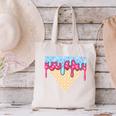Ice Cream Baseball Cone Dripping Sprinkles Kids Boys Summer Premium Tri-Blend Canvas Tote Bag