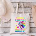 I'm Ready To Crush 3rd Grade Back To School Dancing Unicorn Canvas Tote Bag