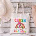 I'm Ready To Crush First Grade Unicorn Back To School Girls Canvas Tote Bag I'm Ready To Crush First Grade Unicorn Back To School Girls Canvas Tote Bag