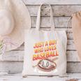 Just A Boy Who Loves Baseball Player Kids Canvas Tote Bag Just A Boy Who Loves Baseball Player Kids Canvas Tote Bag