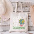 Just a Girl Who Loves Geography Back To School Kids Girls Canvas Tote Bag