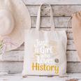 Just a Girl Who Loves History Cute Back To School Kids Girls Canvas Tote Bag Just a Girl Who Loves History Cute Back To School Kids Girls Canvas Tote Bag