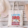 I Just Hit 100 Days Of School Baseball 100th Day Boys Kids Canvas Tote Bag