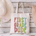 Kids First Day Of First Grade Dude 1st Grade Back To School Boys Canvas Tote Bag Kids First Day Of First Grade Dude 1st Grade Back To School Boys Canvas Tote Bag