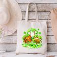 Kids St Patricks Day Shamrock Basketball Baseball Football Canvas Tote Bag