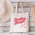 Kids Stealing Hearts Cute Baseball Boys Canvas Tote Bag