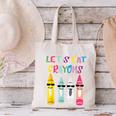 Kindergarten Back To School Crayons Let's Eat Crayon Canvas Tote Bag