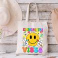 Kindergarten Vibes Smile Face Back To School Kinder Girl Kid Canvas Tote Bag Kindergarten Vibes Smile Face Back To School Kinder Girl Kid Canvas Tote Bag