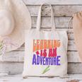 Learning Back To School Is a Motivational Canvas Tote Bag Learning Back To School Is a Motivational Canvas Tote Bag