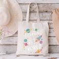 Learning Is Out Of This World Back To School Canvas Tote Bag